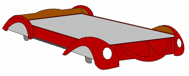blueprint car bed